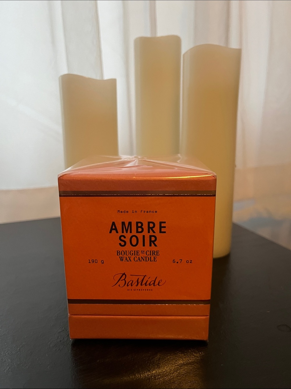 Ambre Soir Wax Candle - Amber Orange
